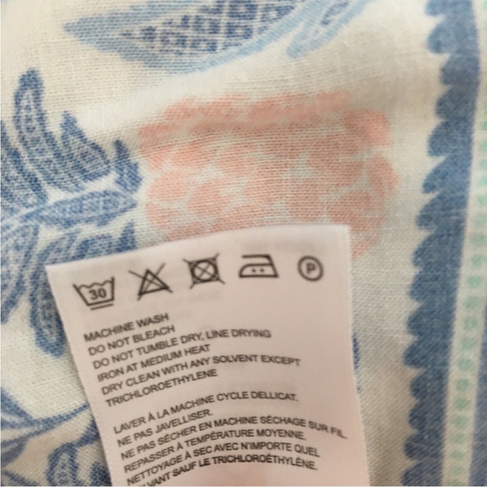 Farm Rio x Anthropologie Blue Ruffled Printed Tapestry Maxi Skirt - Picture 11 of 12